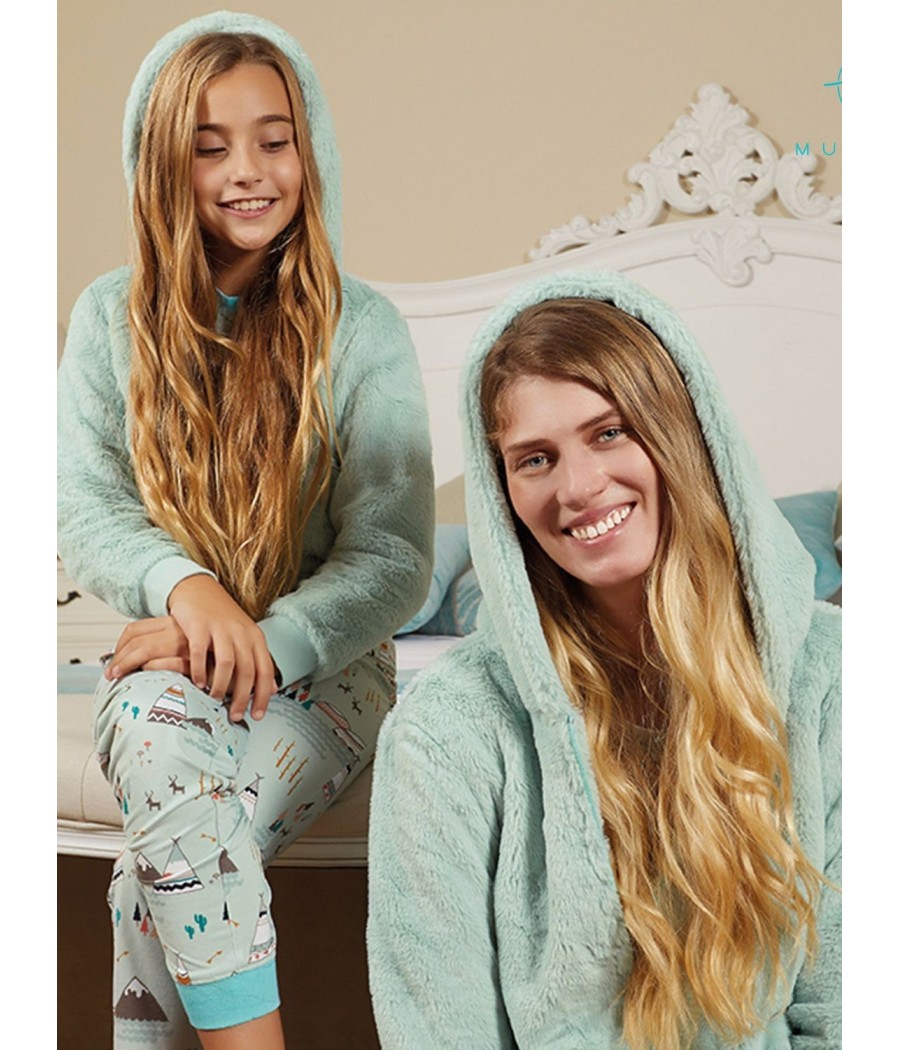 Chaqueta corta térmica junior Muidemi verde corel