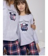 Pijama largo niña Admas Family Collection algodón