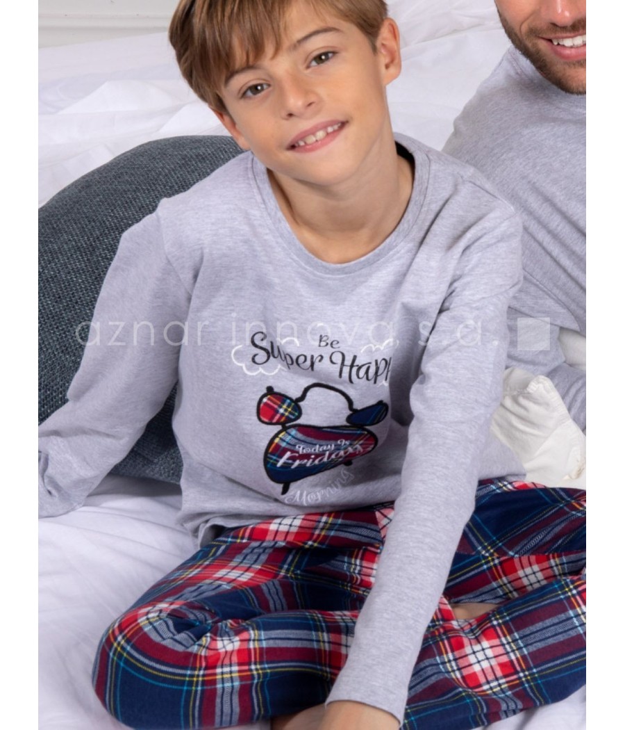 Pijama largo niño Admas Family Collection algodón