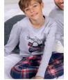 Pijama largo niño Admas Family Collection algodón