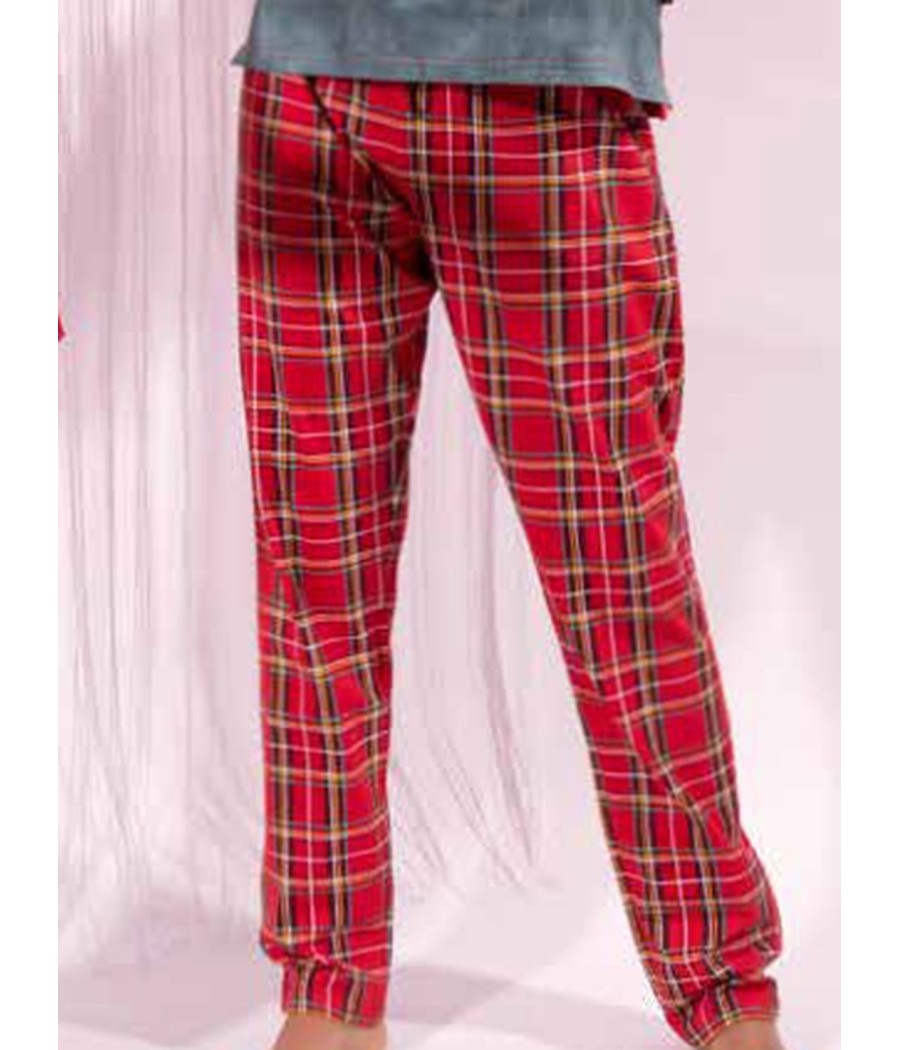 Pijama largo niña Santoro Gorjuss Tears rojo algodón