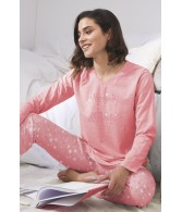 Pijama Stronger MUJER ADMAS INVIERNO Rosa