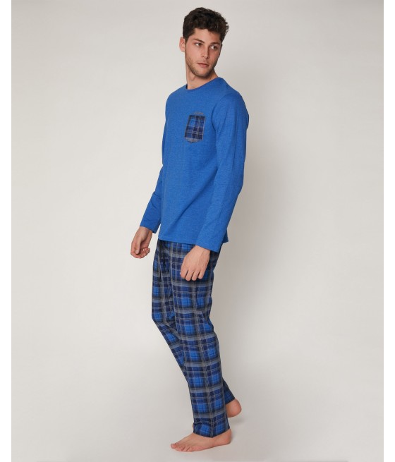 Pijama Jeans Vip HOMBRE LOIS  INVIERNO Azul