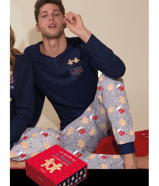 Pijama Navidad Hombre MR. WONDERFUL Lo Mejor De La Navidad