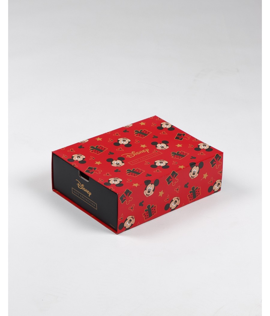 Sudadera hombre Navidad MICKEY rojo algodón