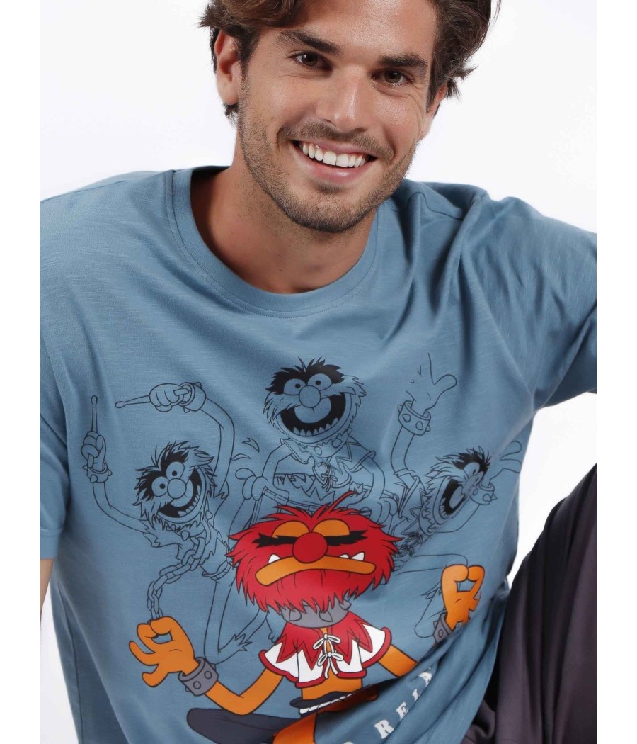 Pijama hombre Animal Relax verano Disney 28 algodón