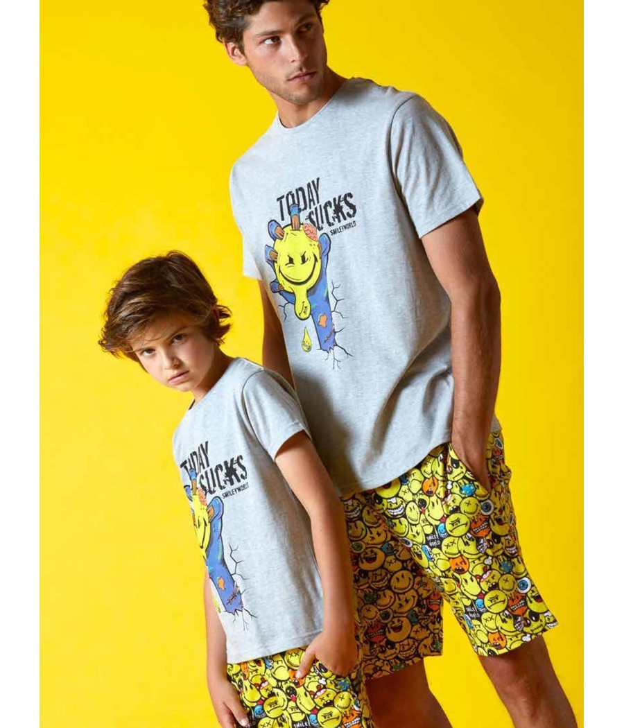 Pijama niño Today verano Smiley World algodón