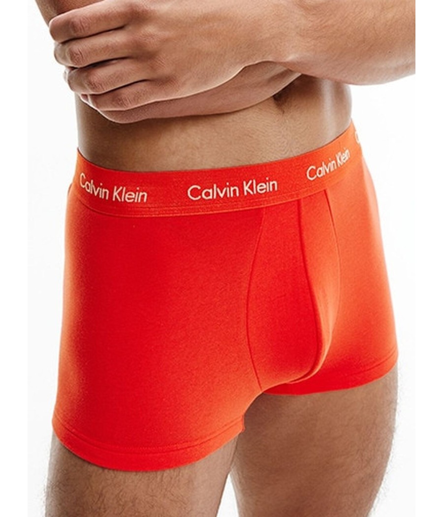 Pack 3 Boxers Calvin Klein U2664G Low Rise Trunks Cotton Stretch