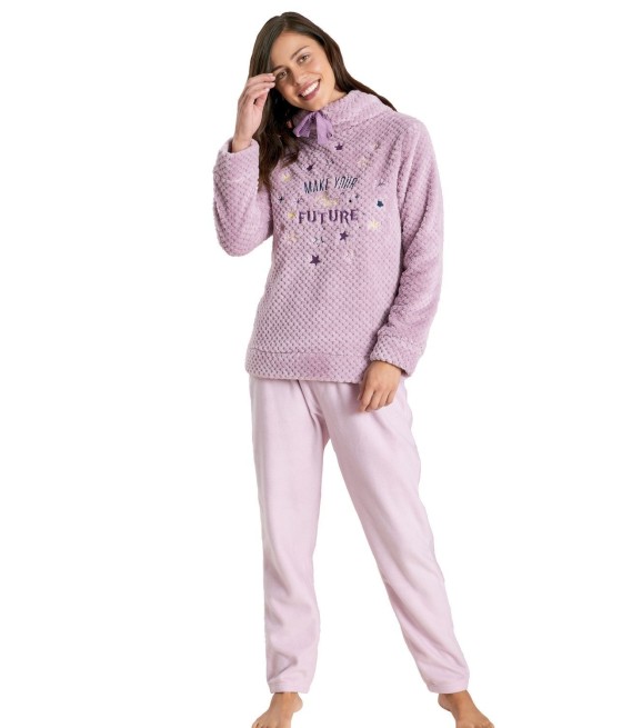 Pijama Invierno Mujer MUYDEMI Future Rosa Coralina Micropolar