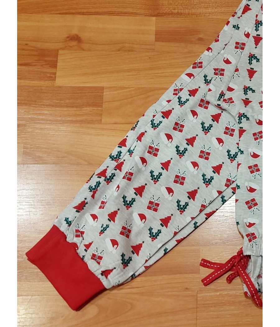Pijama Navidad hombre Admas Dear Santa rojo algodón