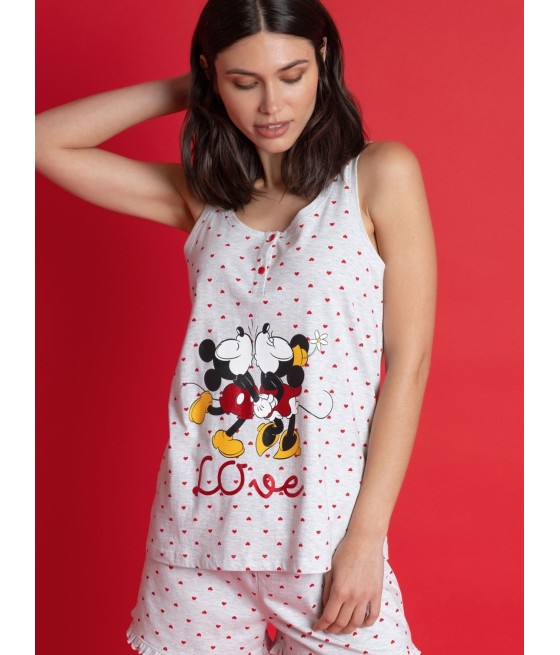Pijama Verano Mujer Disney M&M Love Algodón