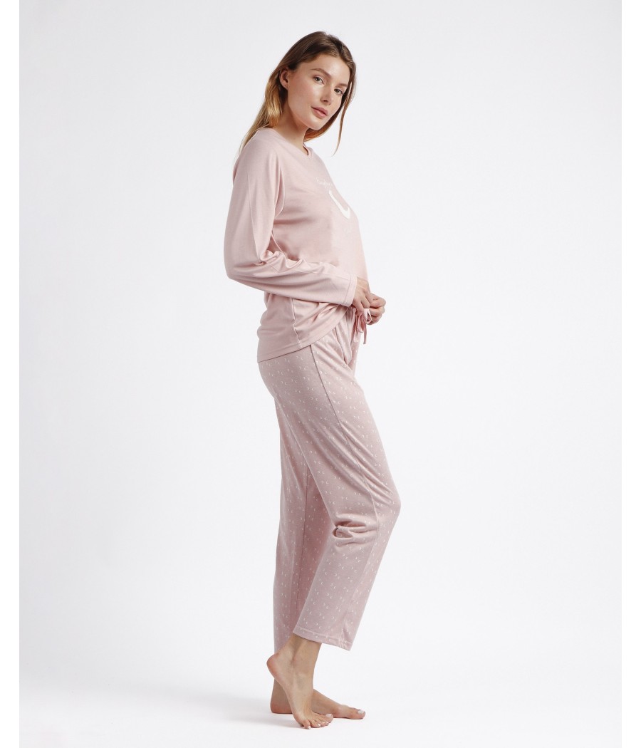 Pijama invierno mujer Admas Everyday Maquillaje algodón
