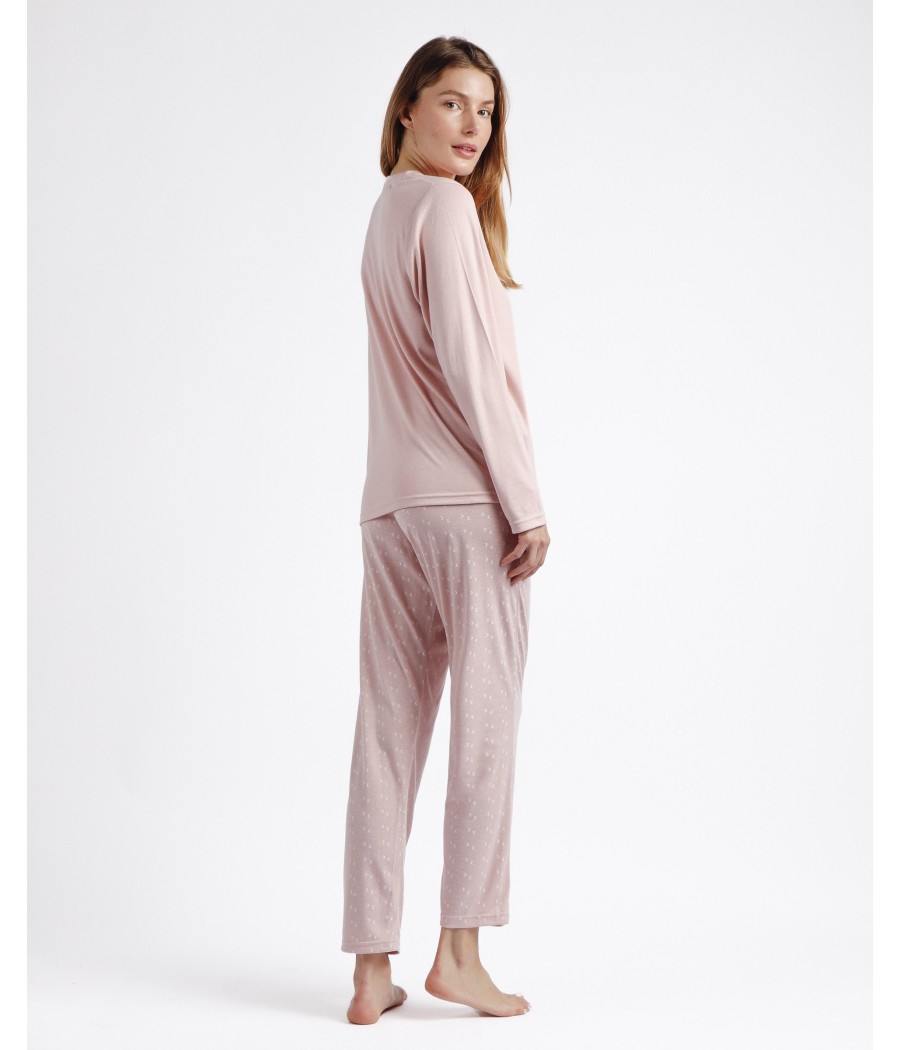 Pijama invierno mujer Admas Everyday Maquillaje algodón