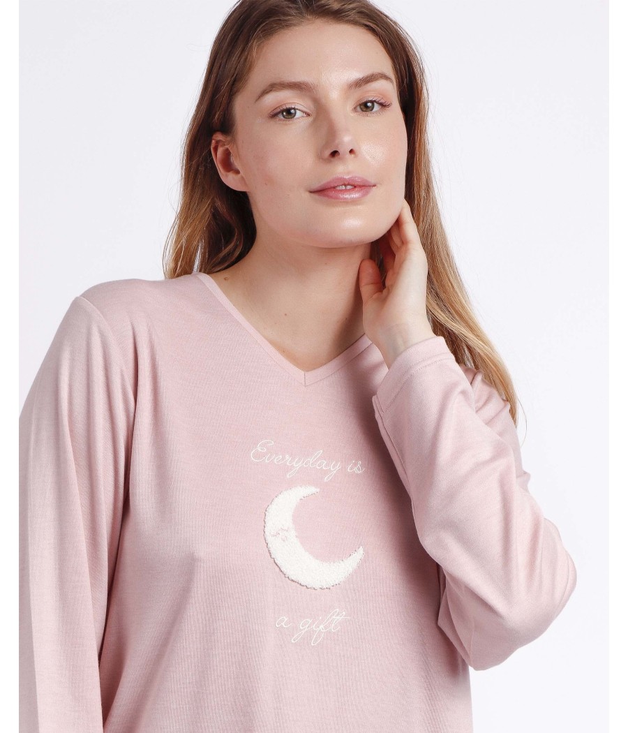 Pijama invierno mujer Admas Everyday Maquillaje algodón