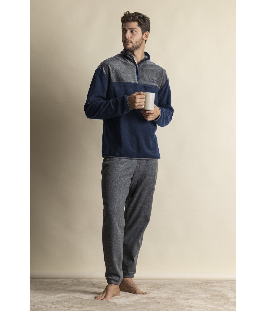 Pijama invierno hombre Admas Sport marino
