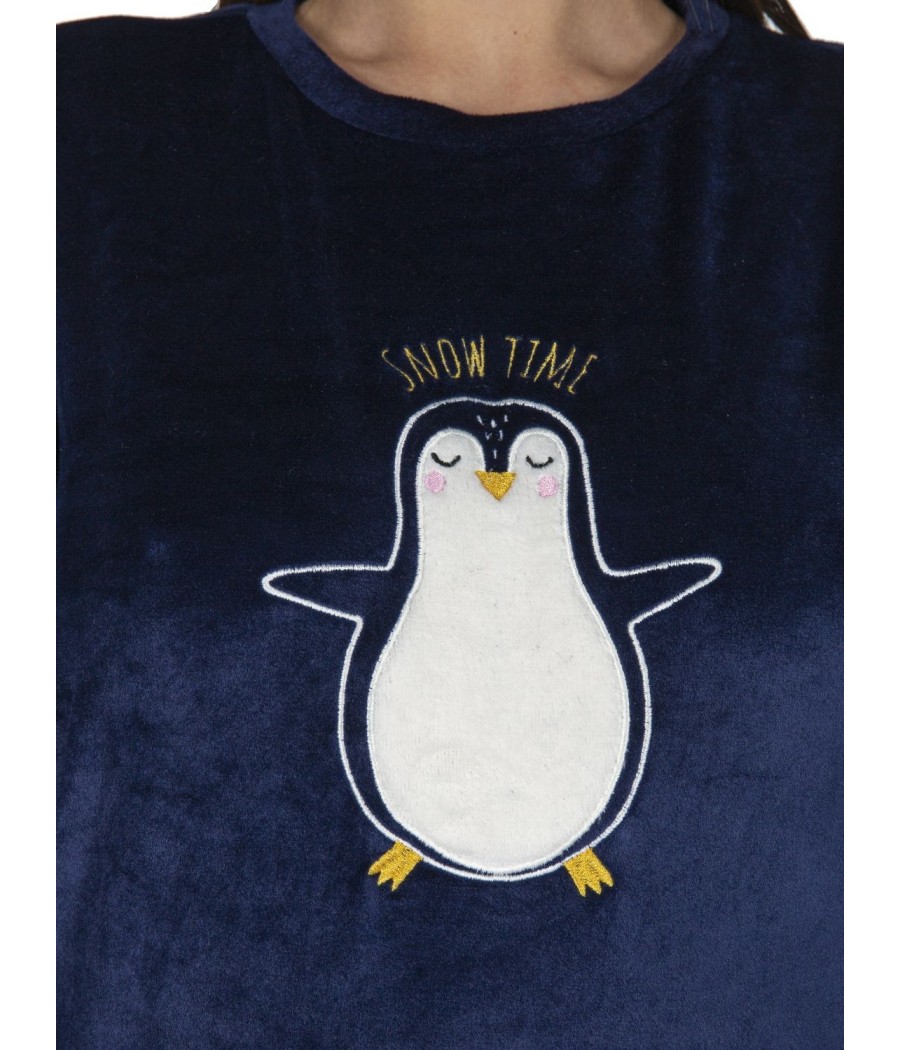 Pijama térmico mujer Javier Golmar bolsillos terciopelo