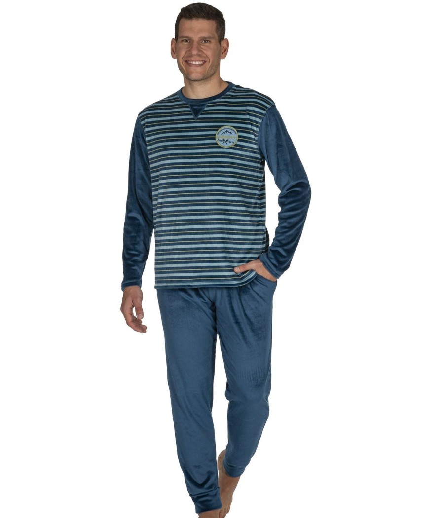 Pijama térmico hombre Javier Golmar bolsillosterciopelo