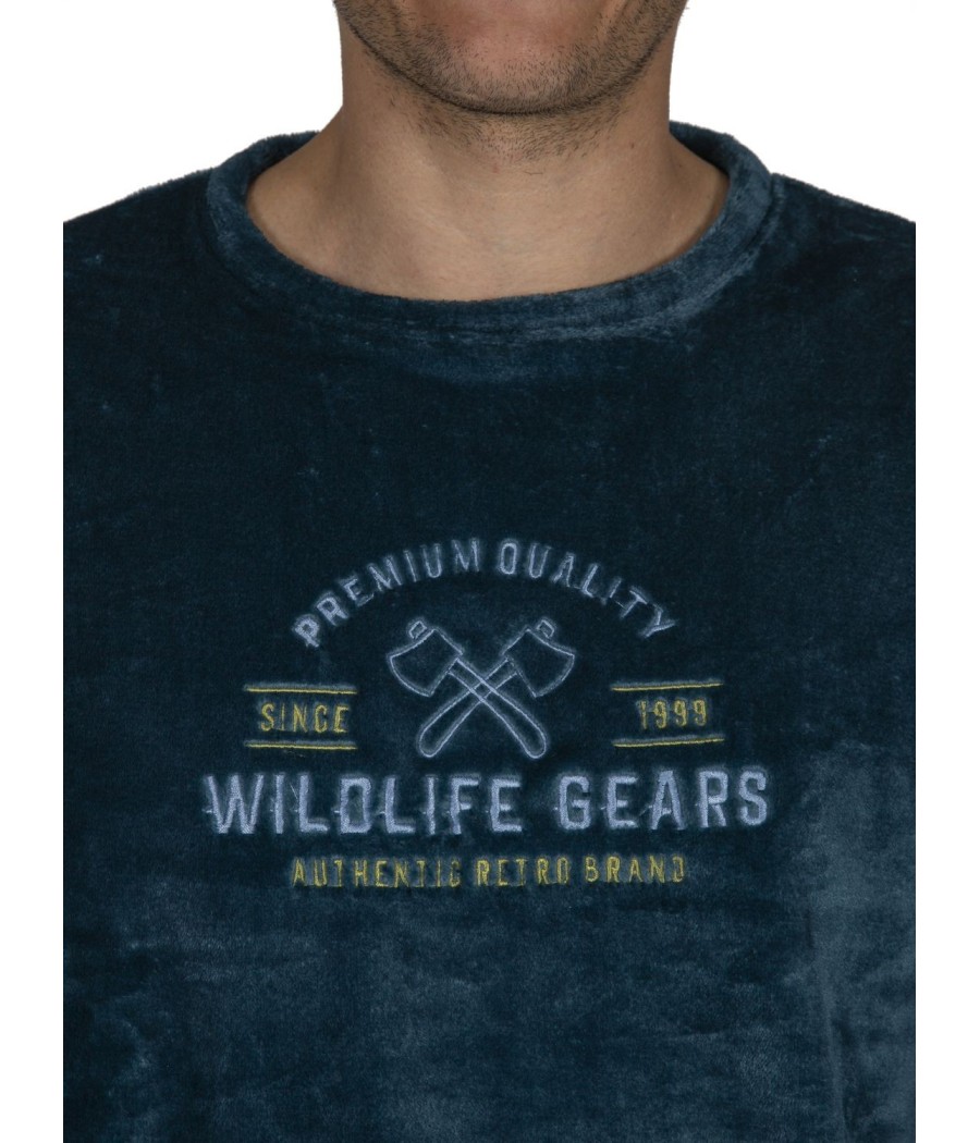 Pijama térmico hombre Javier Golmar bolsillos coralina