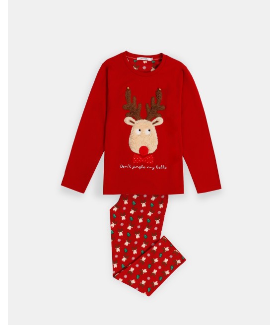 Pijama Navidad niño Admas My Bells rojo algodón Colección...