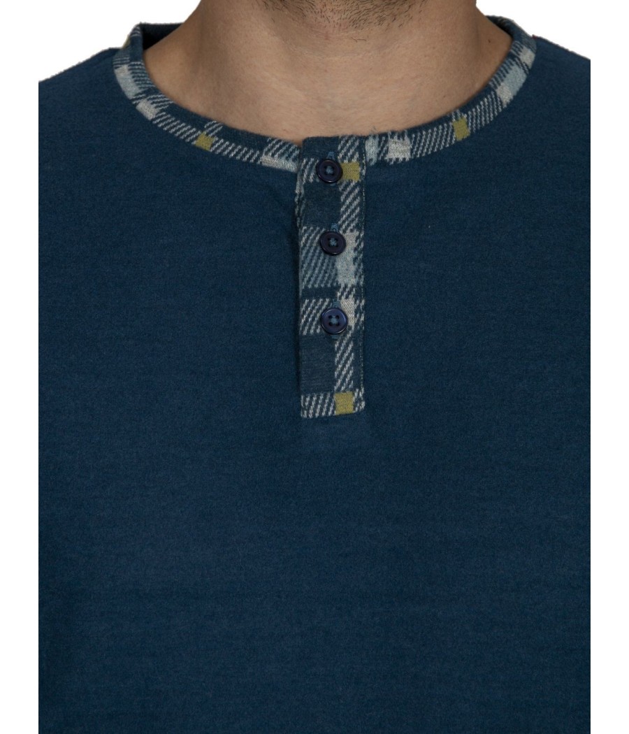 Pijama térmico hombre Javier Golmar bolsillos punto Milano