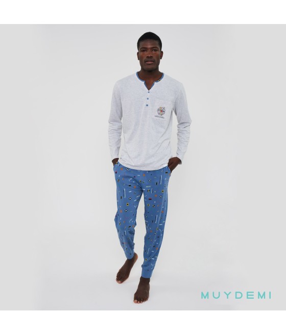 Pijama verano hombre Muydemi marinero