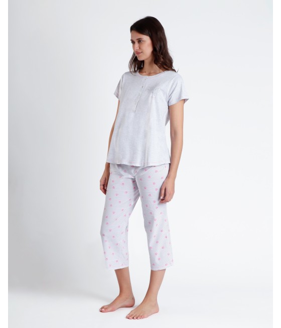 Pijama maternal verano mujer Disney algodón orgánico