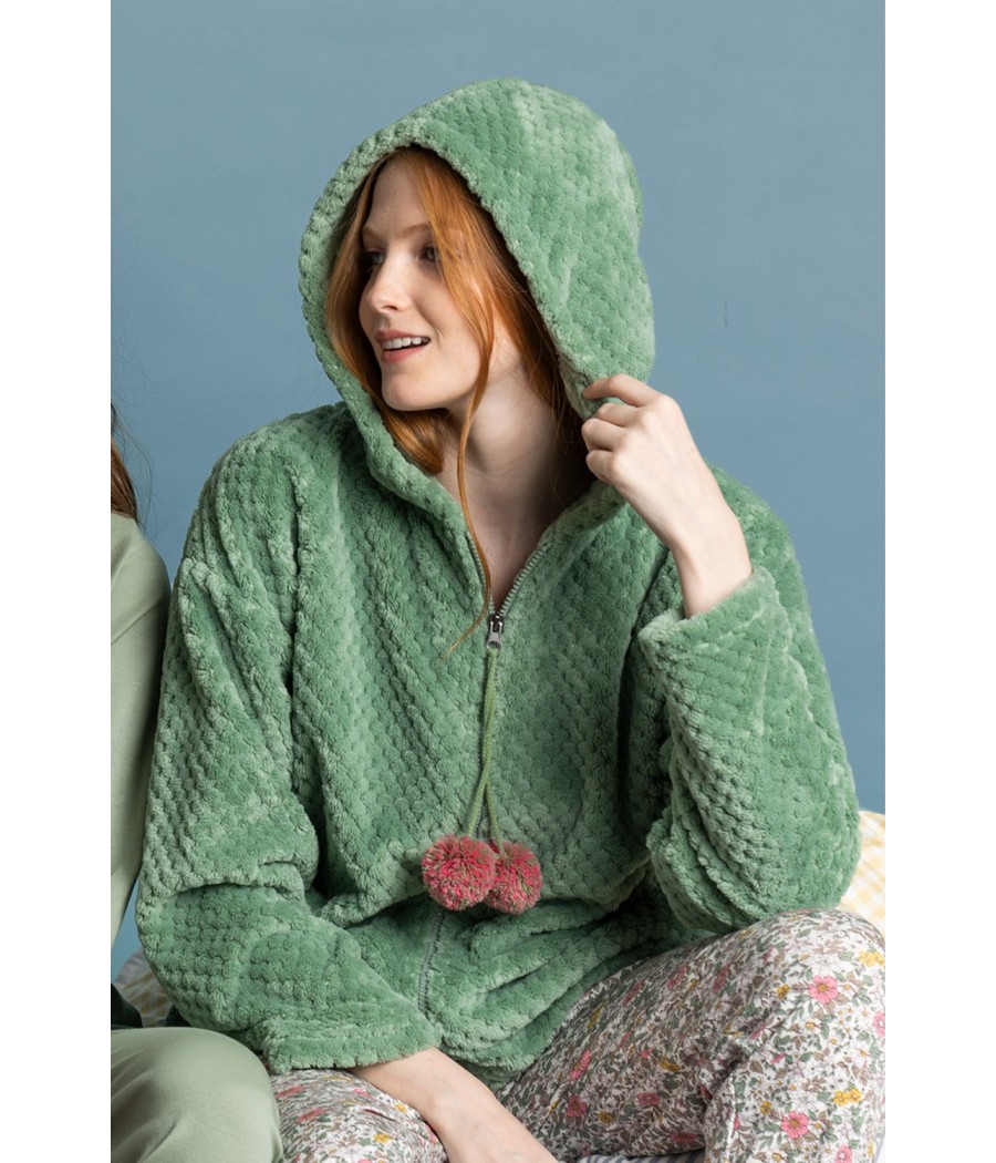 Bata invierno mujer Admas capucha