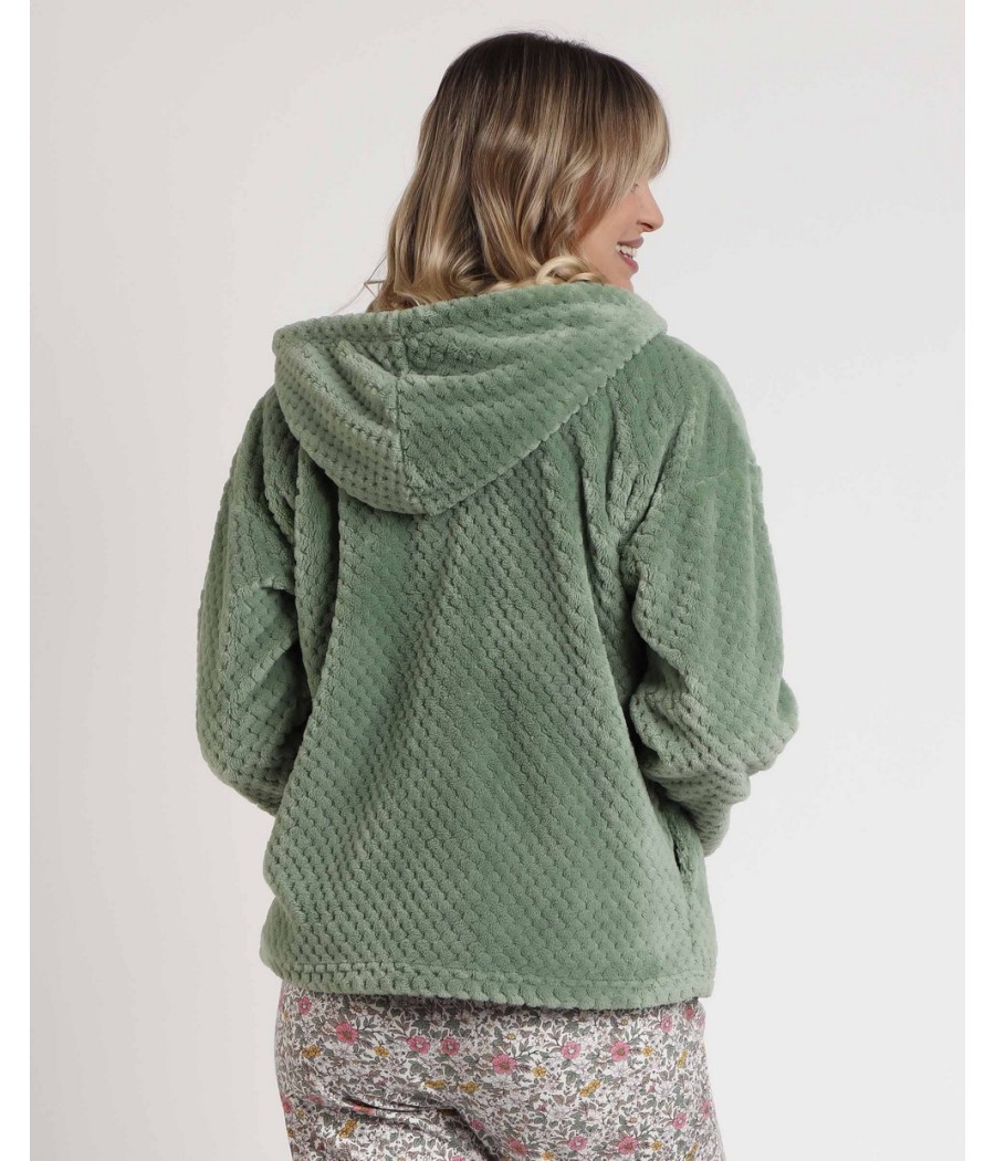 Bata invierno mujer Admas capucha