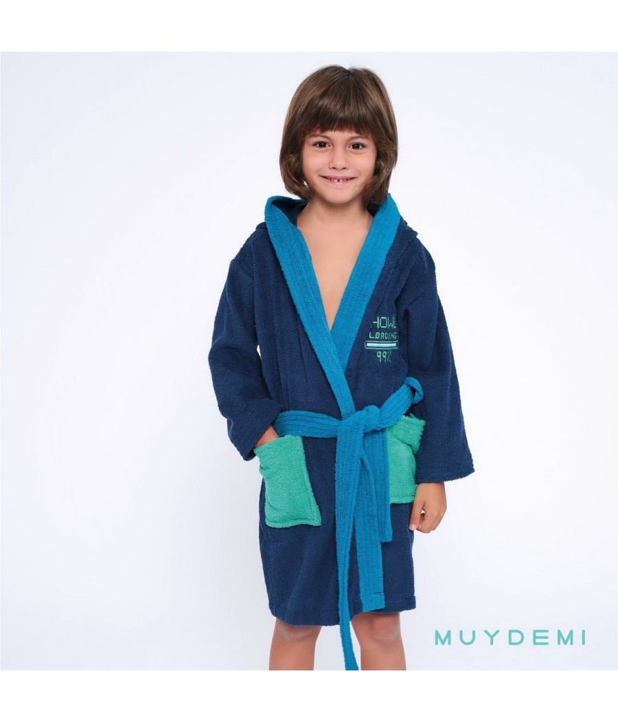 Albornoz rizo niño Muydemi 99 capucha