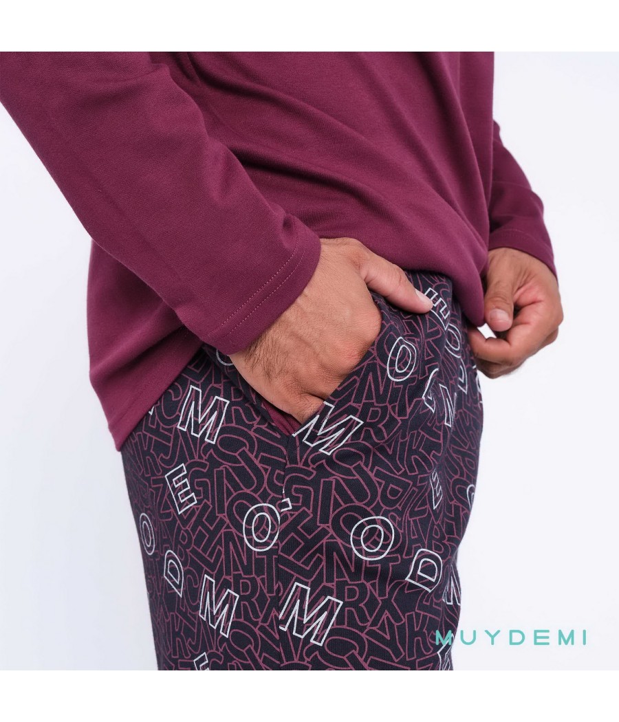 Pijama invierno hombre Muydemi Dimensión algodón