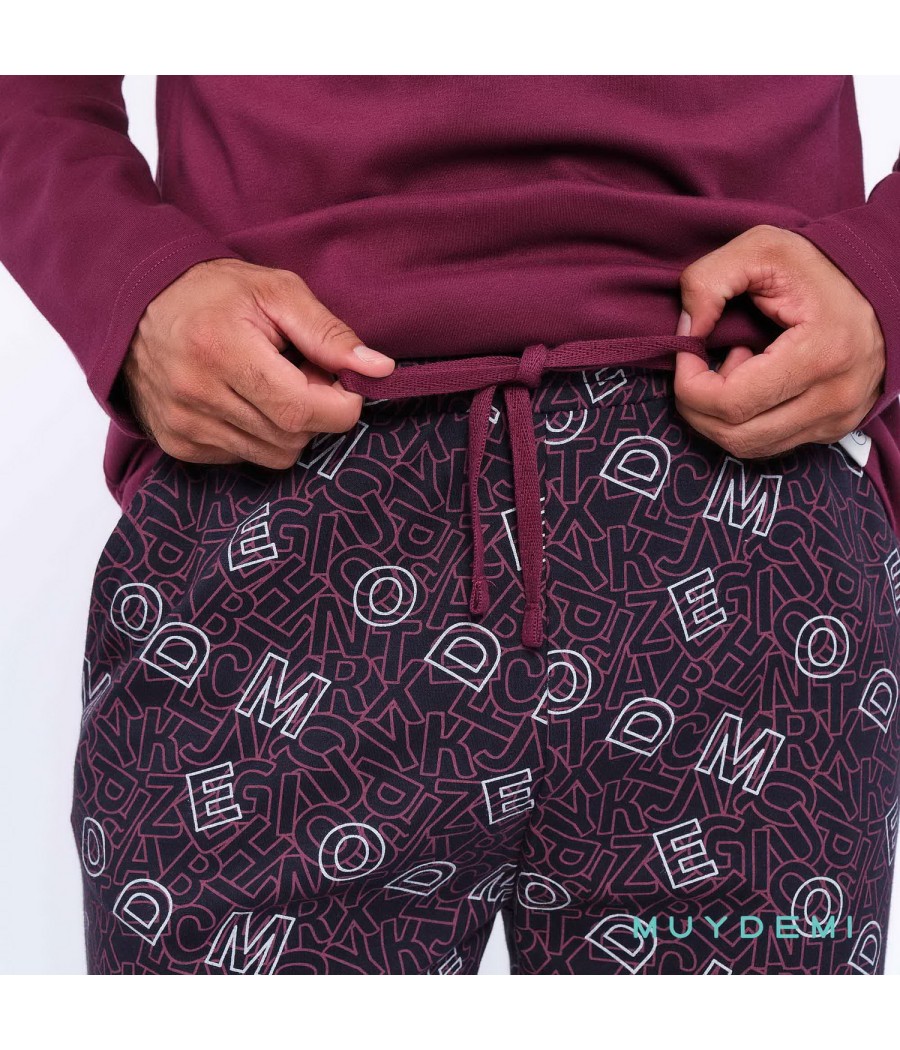 Pijama invierno hombre Muydemi Dimensión algodón