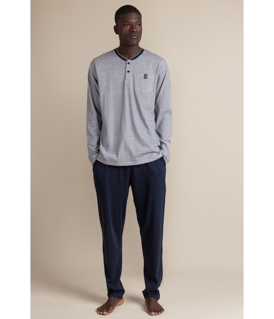 Pijama largo verano hombre ADMAS Classic Algodón