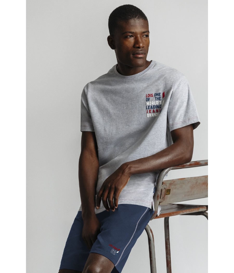 Pijama corto verano hombre Lois Lead algodón