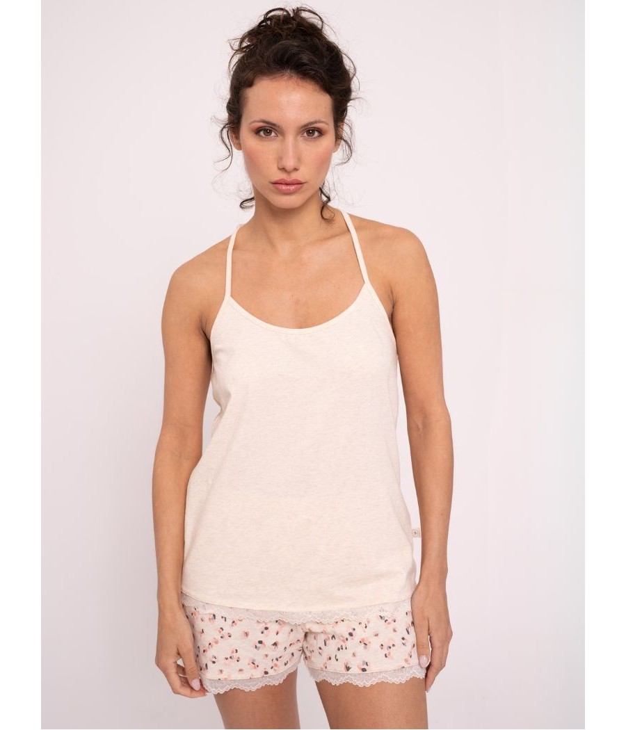 Pijama lencero verano mujer Muydemi animal print