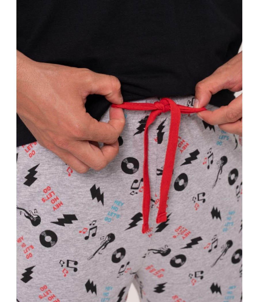 Pijama verano hombre Muydemi Dormilones algodón