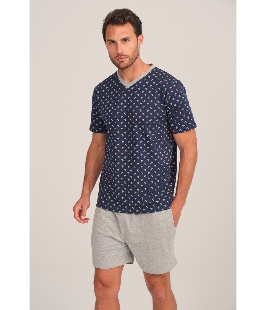 Pijama verano hombre J&J Brothers punto