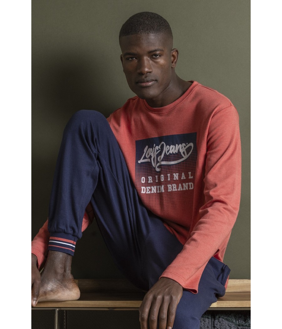 Pijama invierno hombre Lois original caldera bolsillos