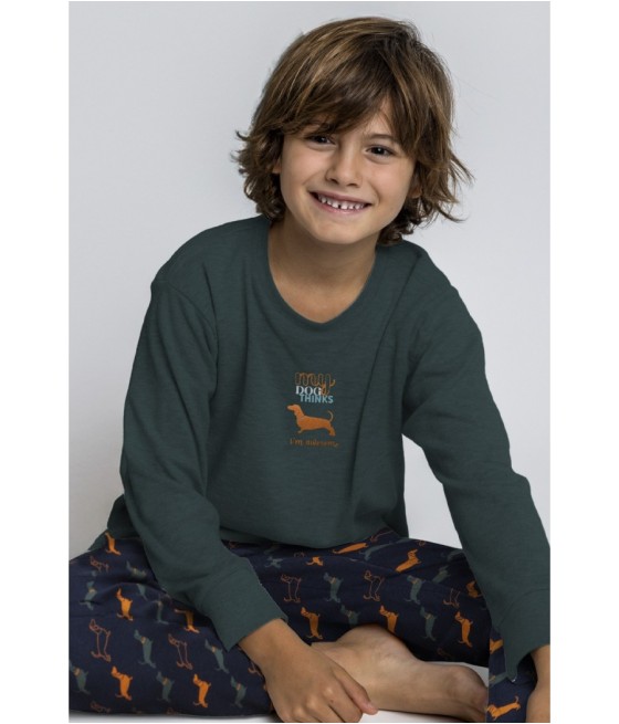 Pijama invierno juvenil chico Admas My Dog
