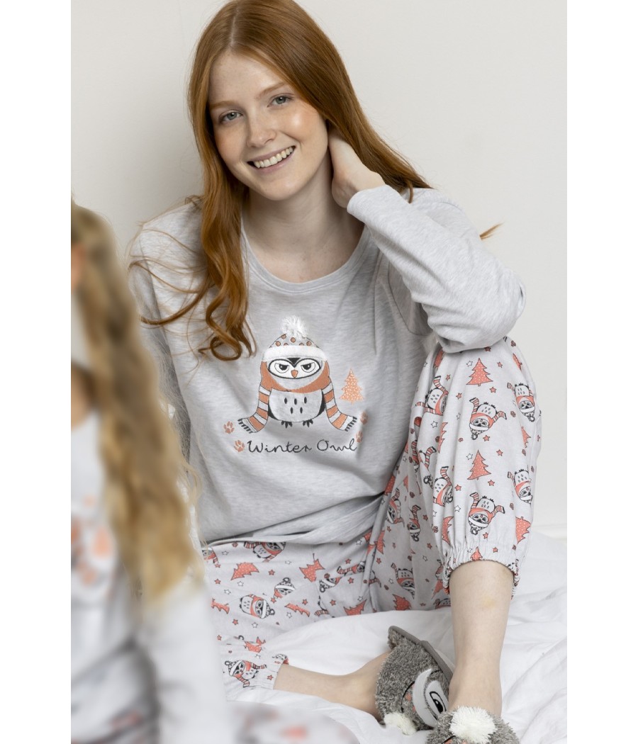 Pijama invierno mujer Admas winter owl