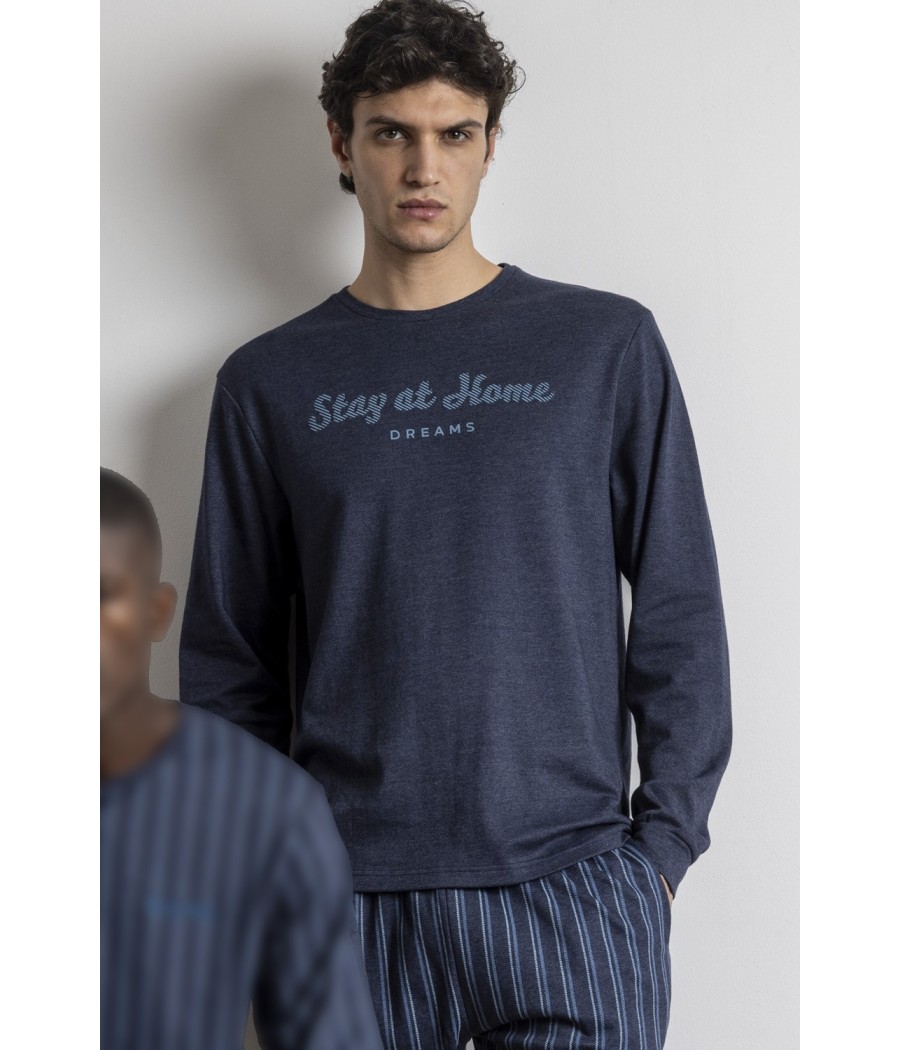 Pijama invierno hombre Admas Italic bolsillos