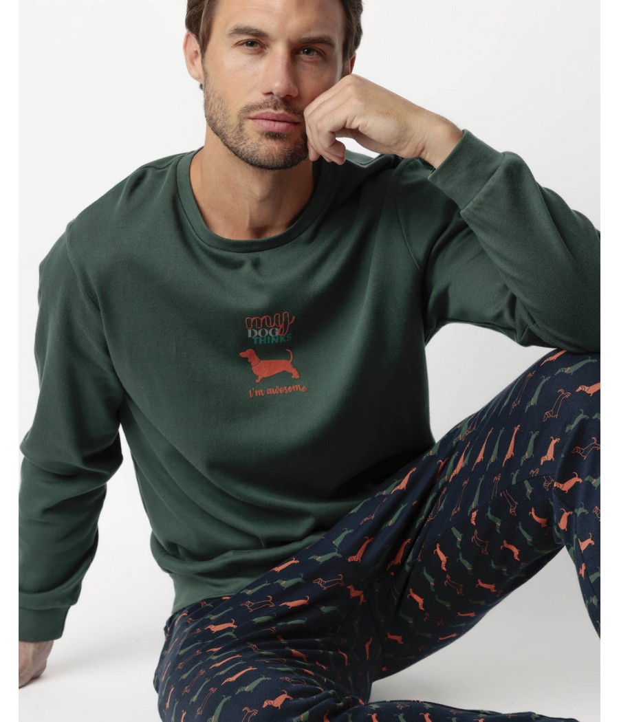 Pijama invierno hombre ADMAS My dog