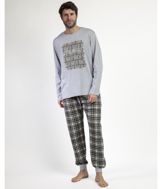 Pijama invierno hombre Admas Never Give
