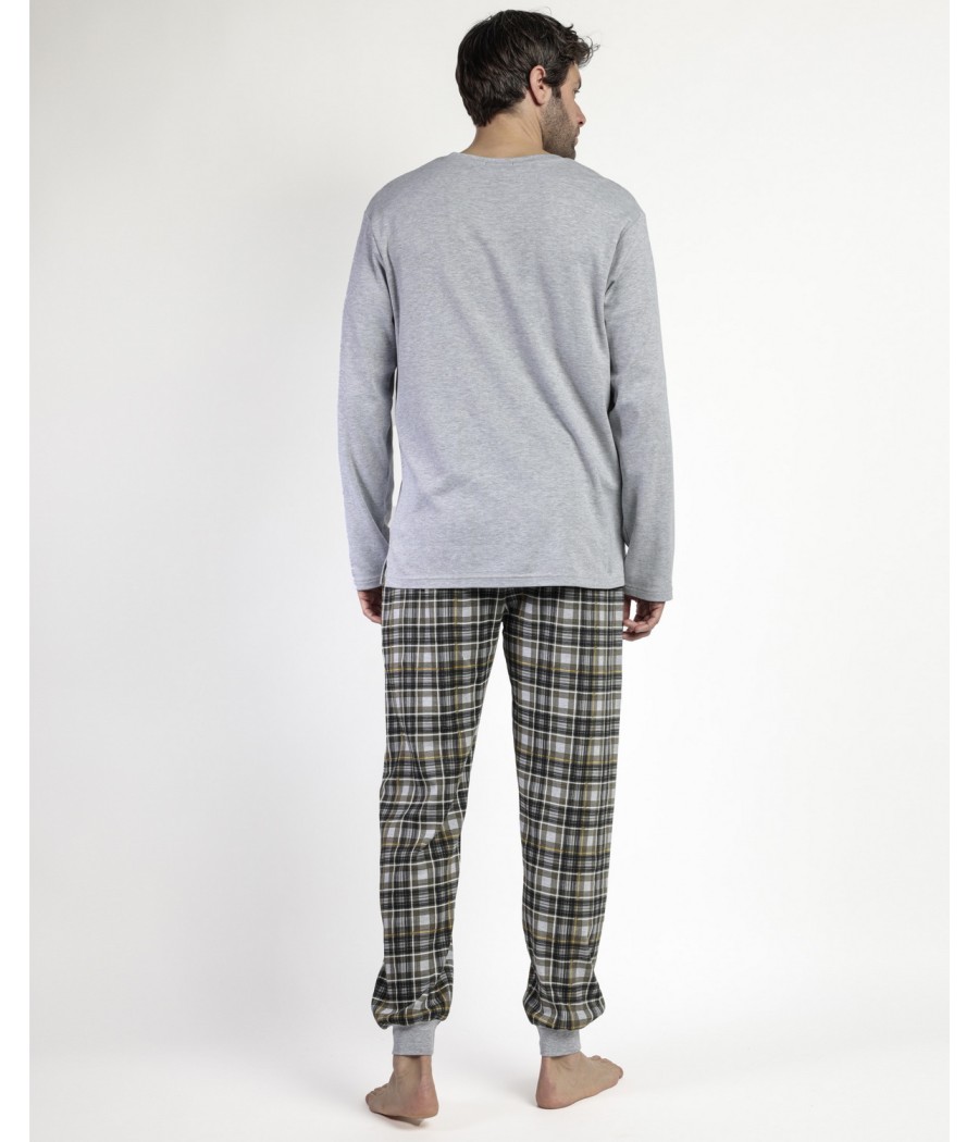 Pijama invierno hombre Admas Never Give