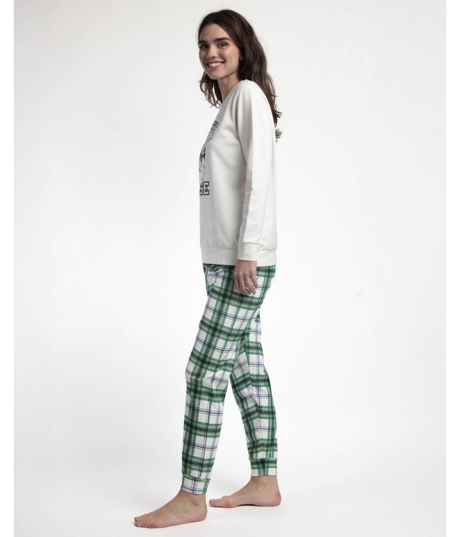 Pijama invierno mujer DISNEY 28 sky mouse algodón