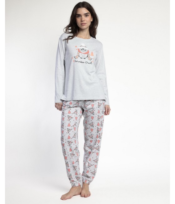 Pijama invierno mujer Admas winter owl