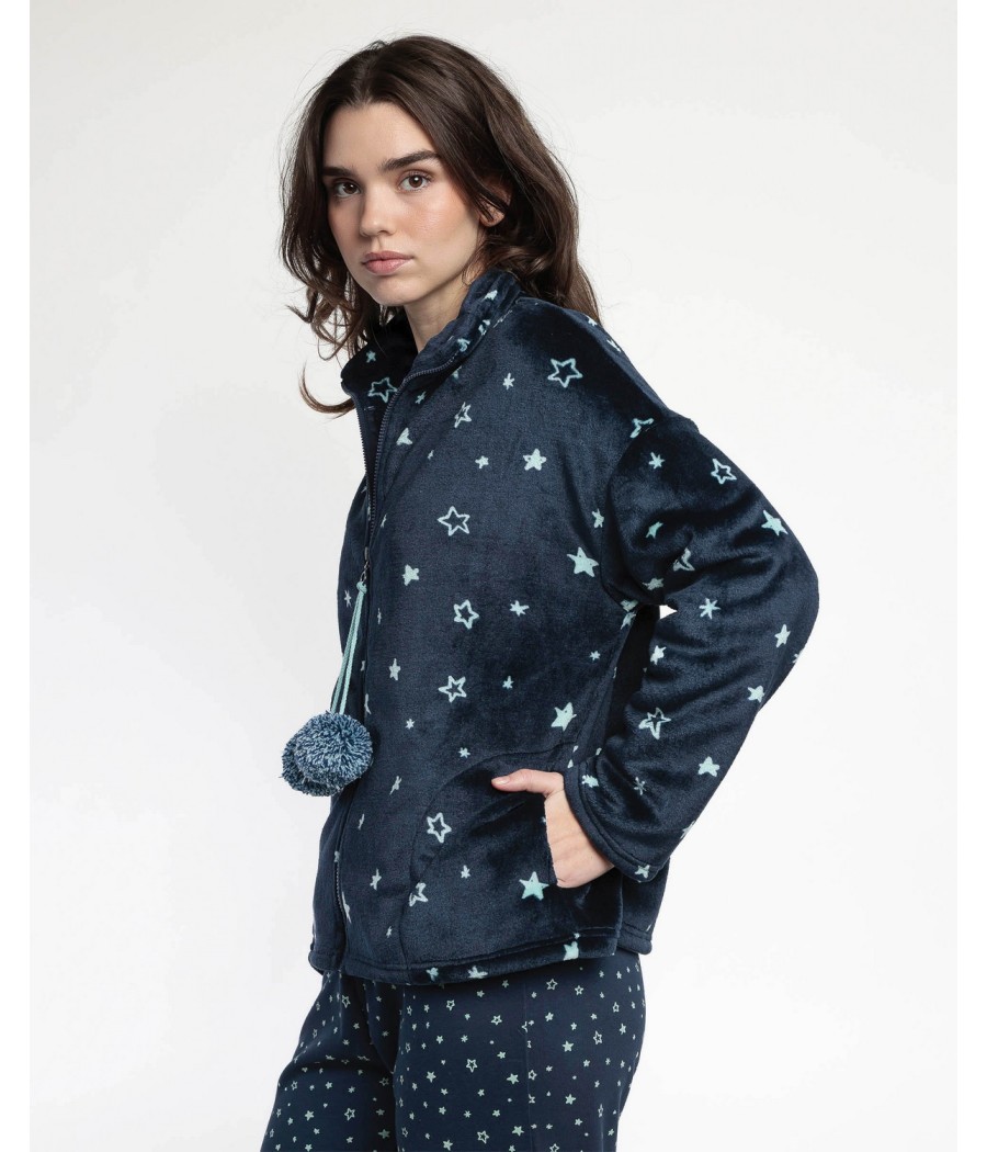 Bata invierno mujer ADMAS stay at home cremallera