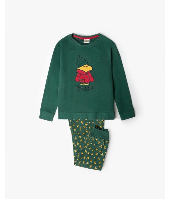 Pijama invierno niño Peanuts Emilio familiar algodón