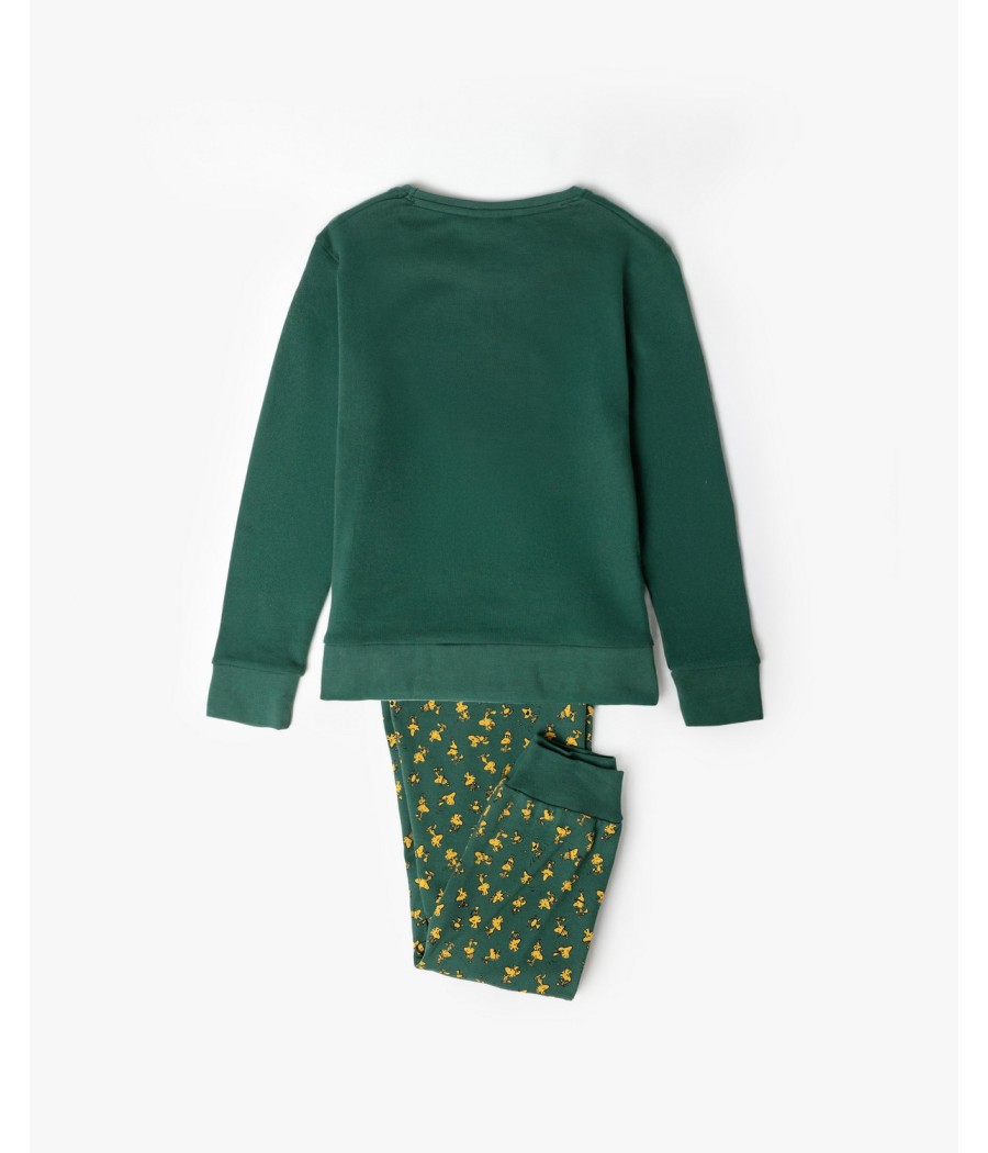 Pijama invierno niña Peanuts Emilio familiar algodón