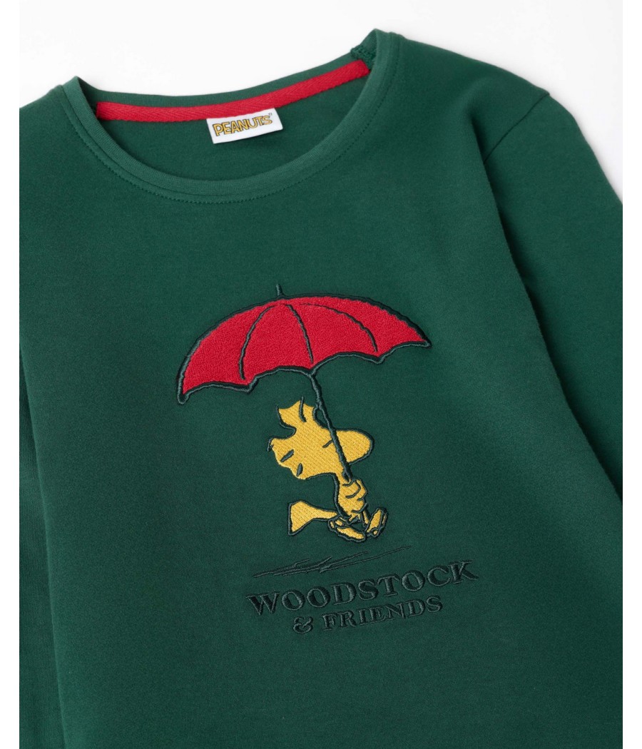 Pijama invierno niña Peanuts Emilio familiar algodón