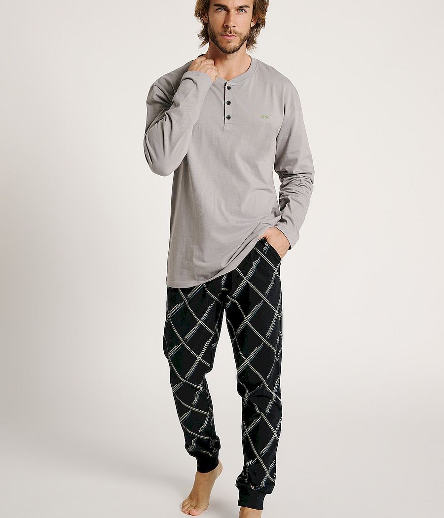 Pijama invierno hombre Muydemi MDM algodón